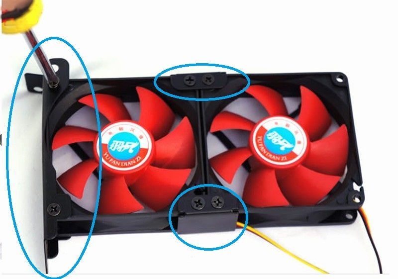 Graphics Card Companion Cooling Fan 8CM  9CM Fan Bracket