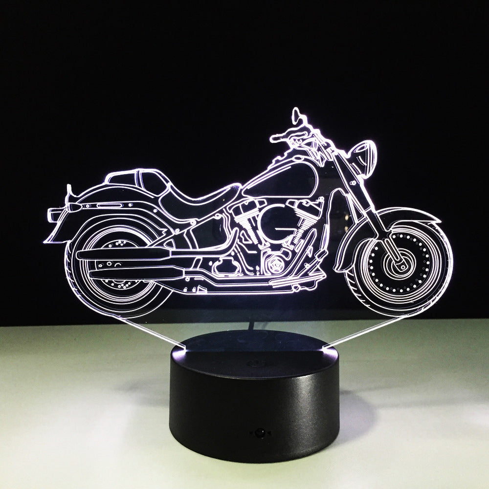 Motorcycle 3D night light