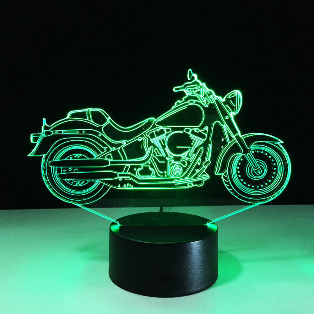 Motorcycle 3D night light