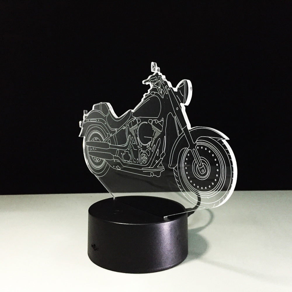 Motorcycle 3D night light