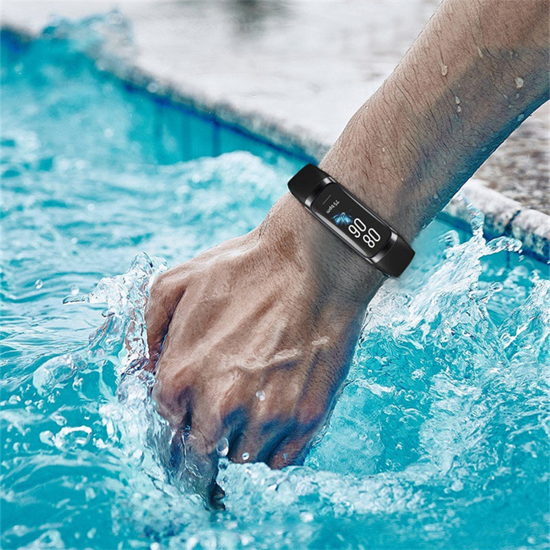 Color Screen Multi-sport Mode Body Temperature And Heart Rate Waterproof Health Smart Bracelet