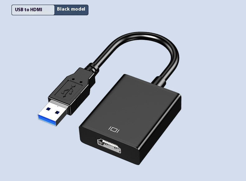 Aluminum Alloy Usb To HDMI HD Video Converter